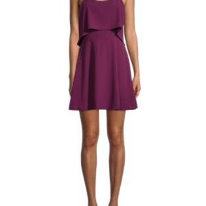 Alice + Olivia Rich Purple Mini Dress